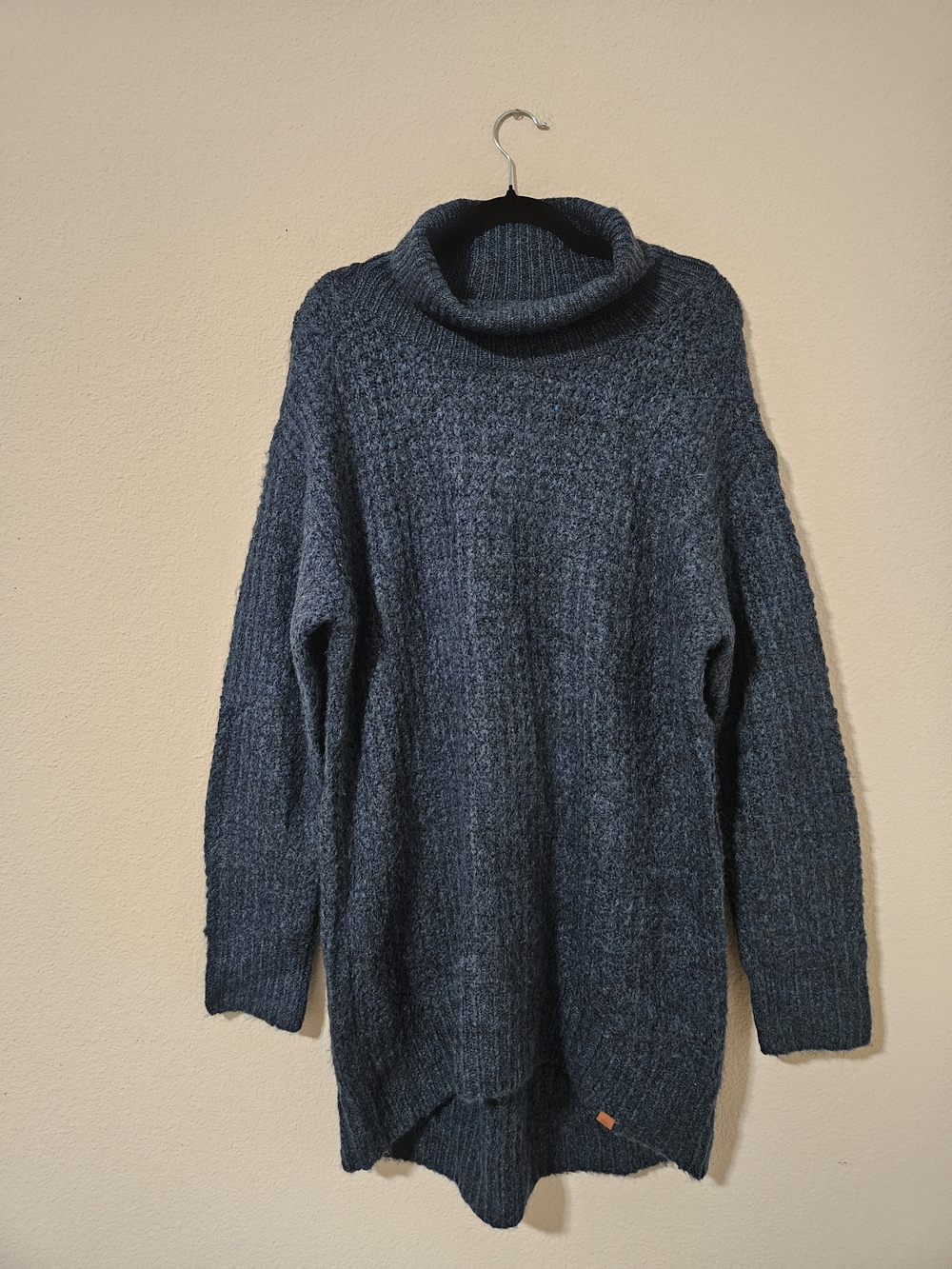 Alpine Design Navy Blue Cowl Turtleneck Sweater
